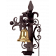 Kovaný zvonček na stenu model 3023