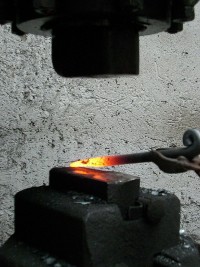 Ukážka výroby kovaného kovania